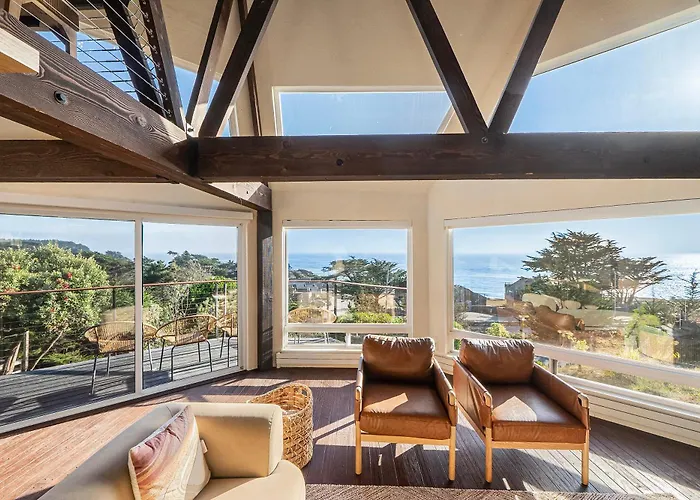 Newly Updated W Stunning Ocean View In Moss Beach Near San Francisco Bay Area