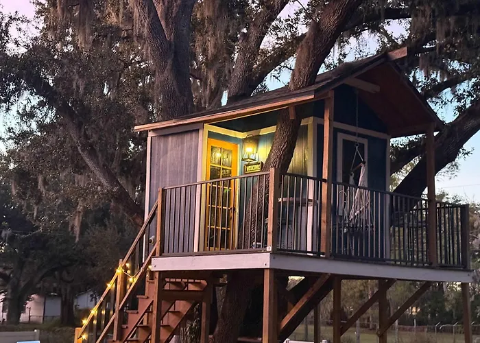 Farmhouse Oasis W Pool Heated Spa Treehouse And Game Room Located Centrally Off I-4