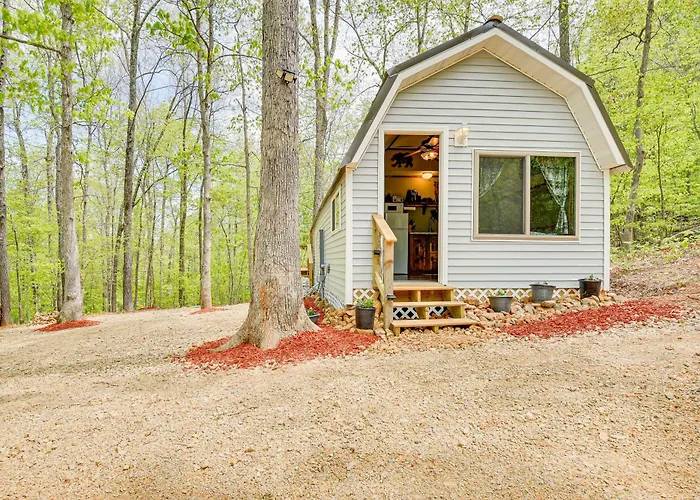 Mtn-View Cabin W/ Deck & Fire Pit In Des Arc!