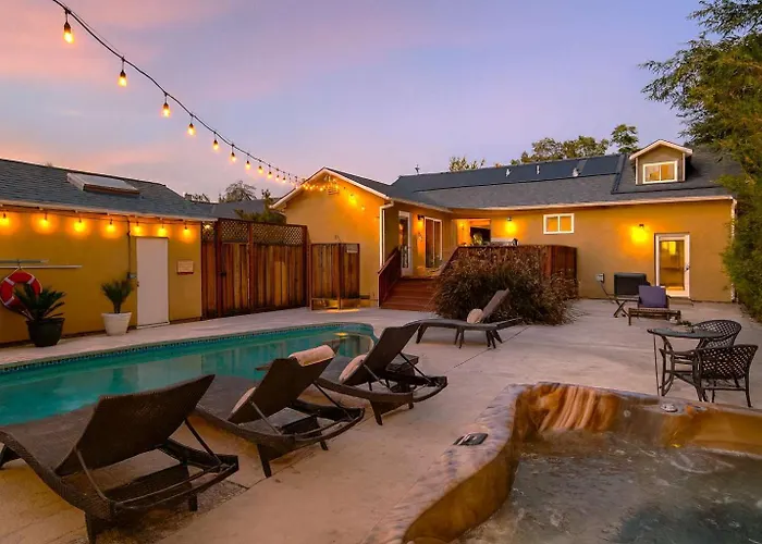 Modern Napa 3Bd Wine Country Escape With Pool And Spa