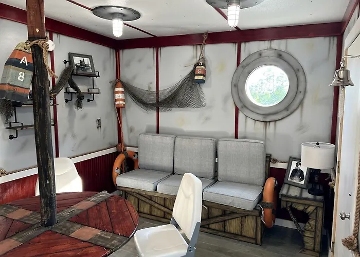 Experiment A Real Glamping Exterience At This Picturesque Boat In Bayfield, Wisconsin