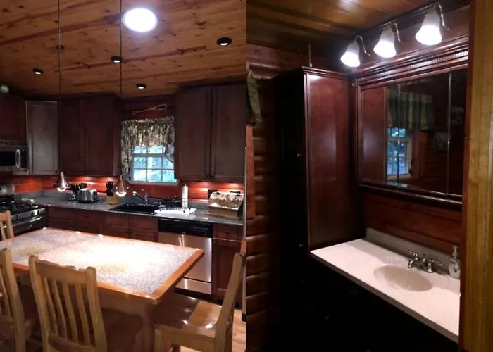 Creekside Log Cabin Rental With Kayaks In Saugerties, New York