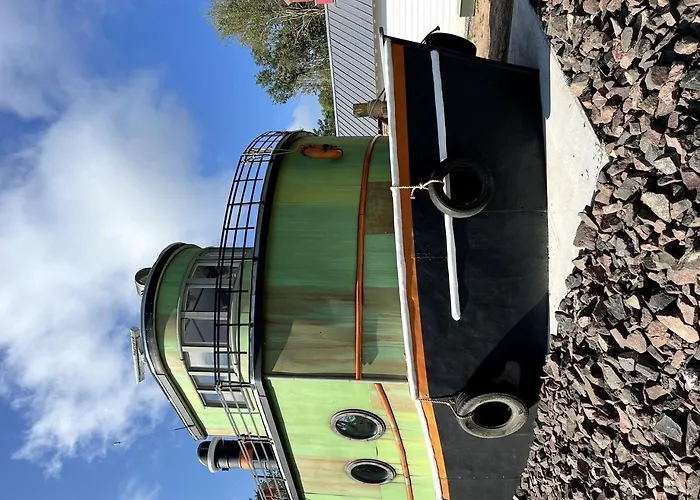 Experiment A Real Glamping Exterience At This Picturesque Boat In Bayfield, Wisconsin