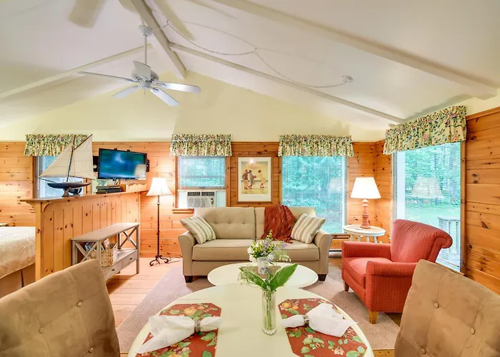 'Pine Cottage' Duplex W/ Deck: Walk To State Park!