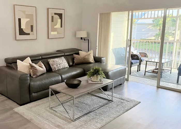 Spacious 2Br Lely Resort Condo With Lake View Steps To Pool Hot Tub Gym