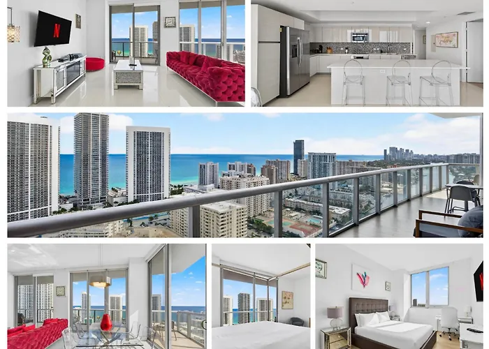 Spacious Vip Penthouse With Ocean & Intracoastal Views, Private Entry, Resort Amenities