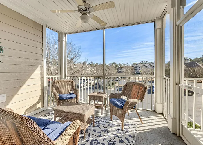 Pool & Private Balcony! Crow Creek Golf Club Condo