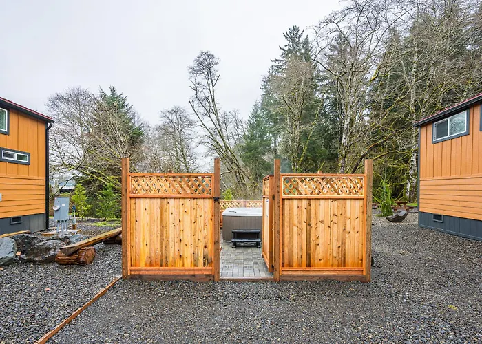 Rainforest Tiny Home Rustic