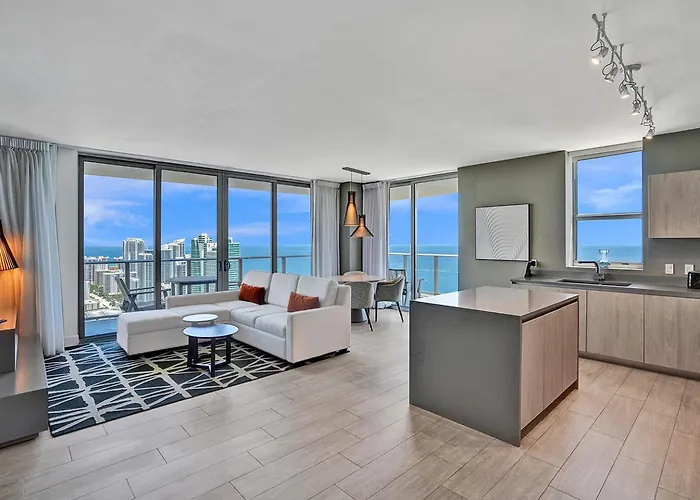 Hyde 2Br Panoramic Oceanview - No Resort Fees & Free Parking Exclusive To This Unit T3801