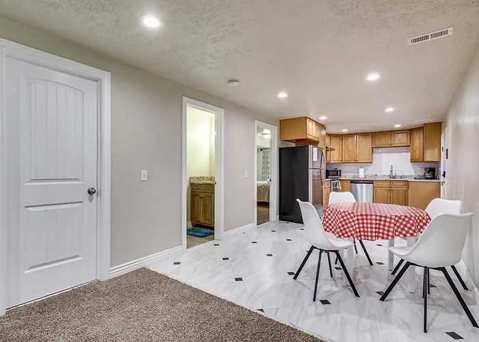 Home Theater & Patio: South Jordan Basement Unit