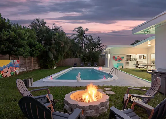 Miami Villa With Heated Pool Luxury Stay