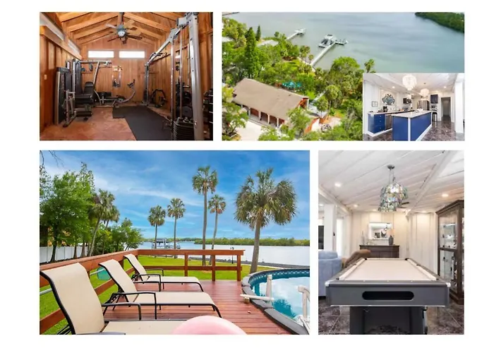 Huge Waterfront Mini-Resort W Gym, Dock & Pool