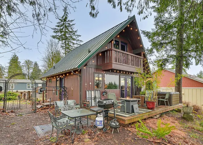 Private Hot Tub! A-Frame Hideaway By Oakland Bay
