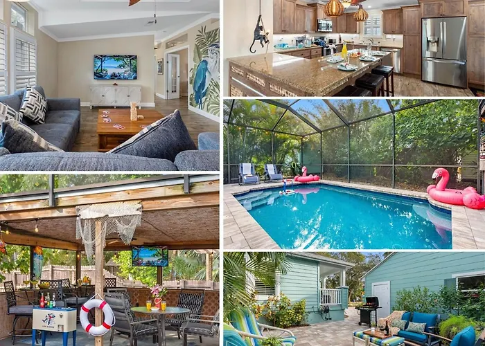 Amazing Heated & Screen Pool W Stunning Design!