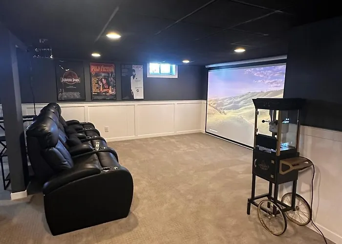 Ankenys Best Hot Tub Theatre Room Game Room