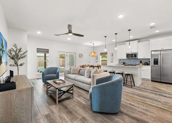 Beach House With Private Pool - Sunny Sands By Panhandle Getaways