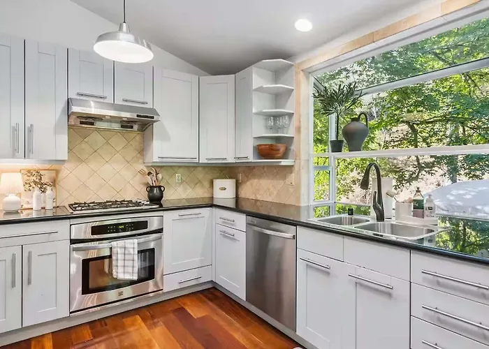 Modern Organic Home With Backyard Creek Near State Park