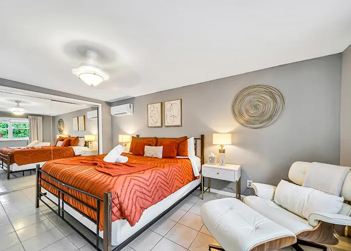 Heated Pool Spa Bbq 10 Ppl Near Beach & Downtown