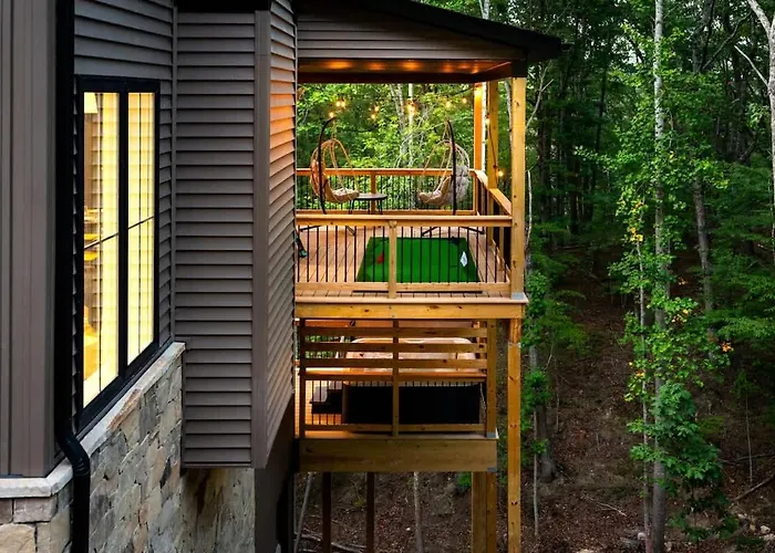 Lux Cabin Theater Hottub Firepit Gamerm Mtnviews