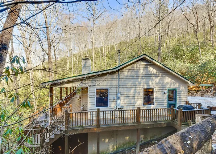 Hot Tub & Streamside Bliss! Topton Mtn Haven