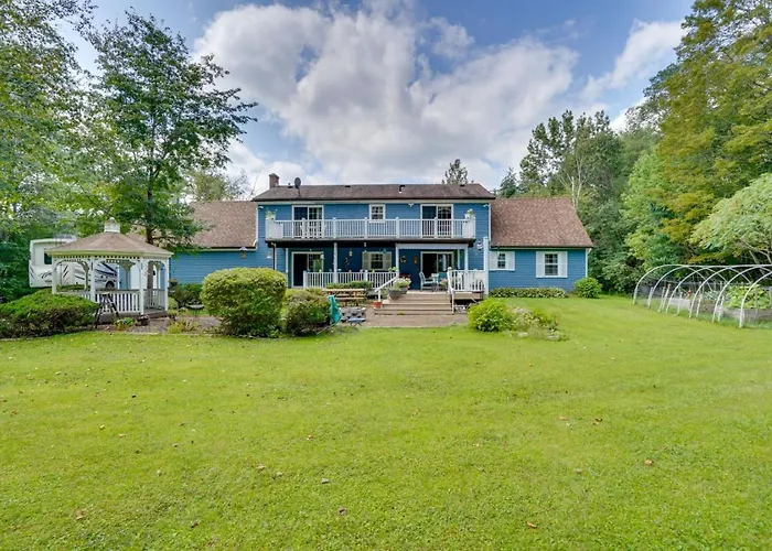 Cozy Pittsfield Gem With Deck, Gazebo And Fireplace