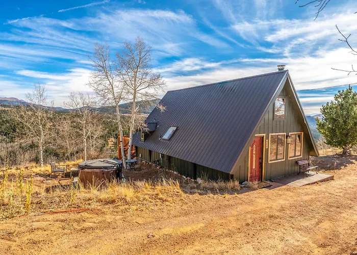 A-Frame Cabin With Hot Tub And Epic Pikes Peak Views