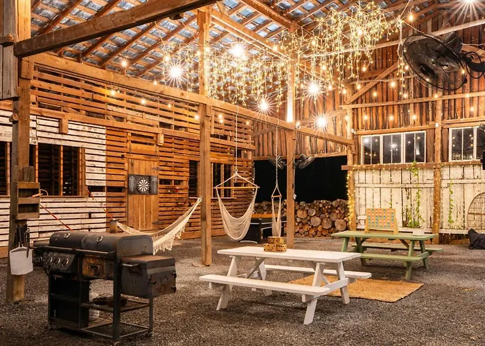 Fountainside A Frame Treehouse Romantic Nature Farm Getaway