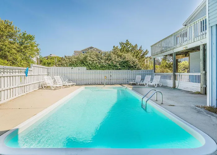 The Sailfish - Duck, Carolina Dunes, 300 Yds To Beach, Sound View, Pool, Hot Tub, Pets Ok, Flex Stays
