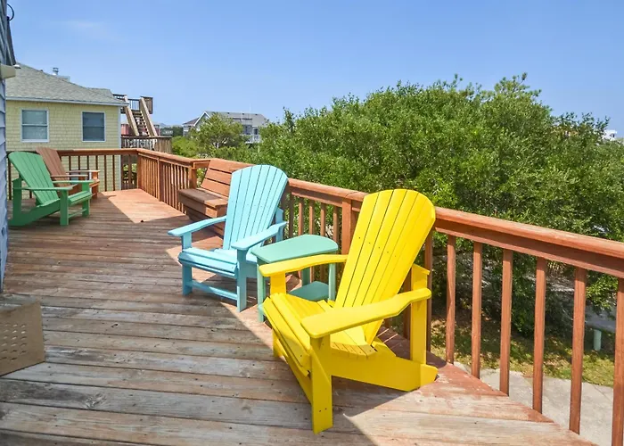 Misty Blue - Corolla, Ocean Sands, 200 Yards To Beach, Ocean View, Pets Ok, Flex Stays Year Rnd