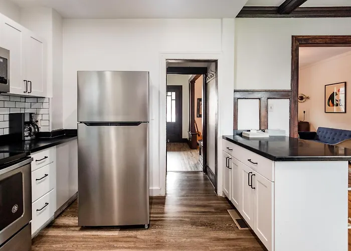 Luxe Mid-Century Styled Historic Townhouse #1