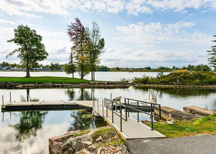 Hot Tub & Dock: Waterfront Wellesley Island Home!