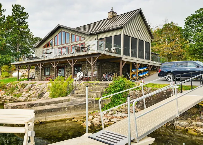 Hot Tub & Dock: Waterfront Wellesley Island Home!