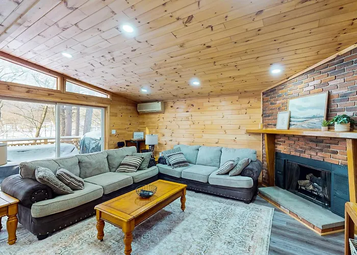 Hot Tub, Dock, Pool Table! Lakefront Poconos Haven