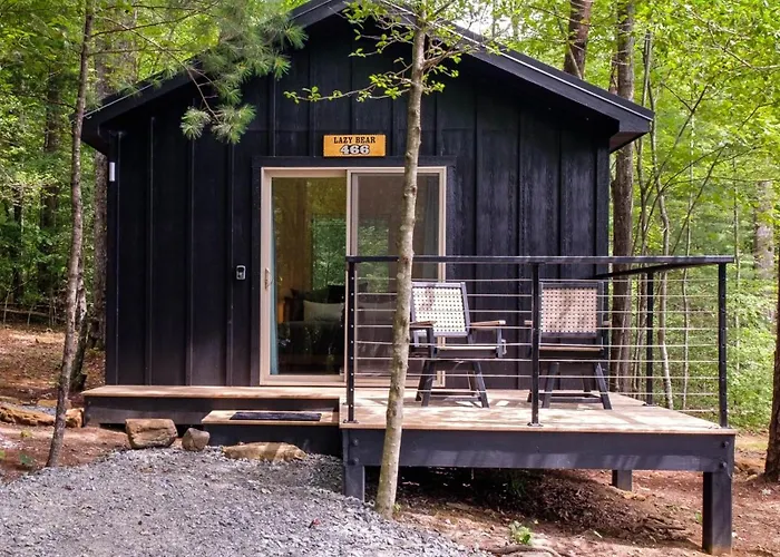 Couples Glamping Cabin-Lazy Bear At Valley Bear Farms Resort