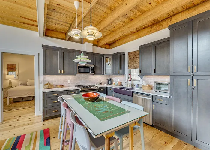 Modern Home Near Lake Martin: Fishing Pond On-Site