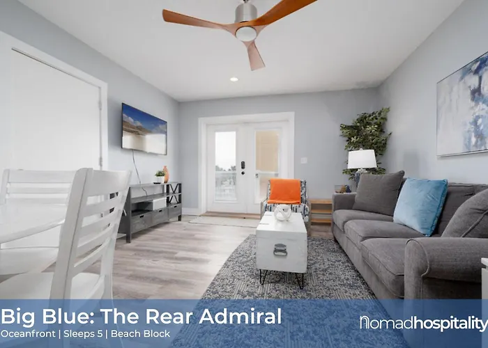 Be A Nomad - 2 Bedroom Ocean View Condo - Steps To Jacksonville Beach