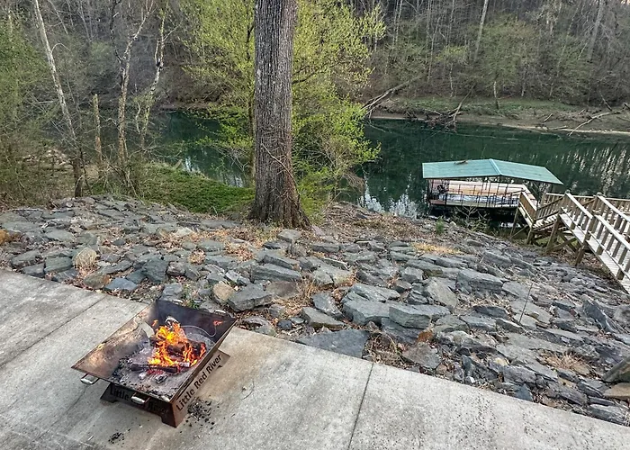 Riverfront Retreat W/ Fire Pit & Deck