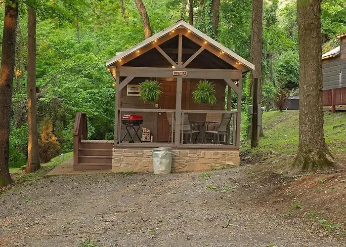 Tiny Cabin Village Private Hot Tub Lynda Cabin