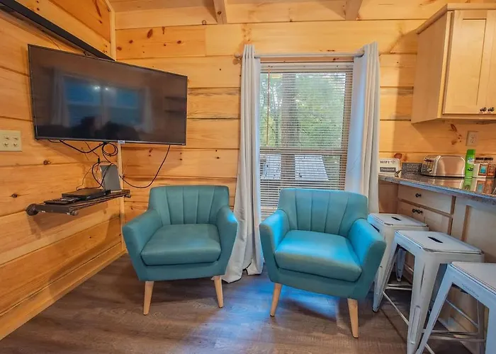 Tiny Cabin Village Private Hot Tub Lynda Cabin
