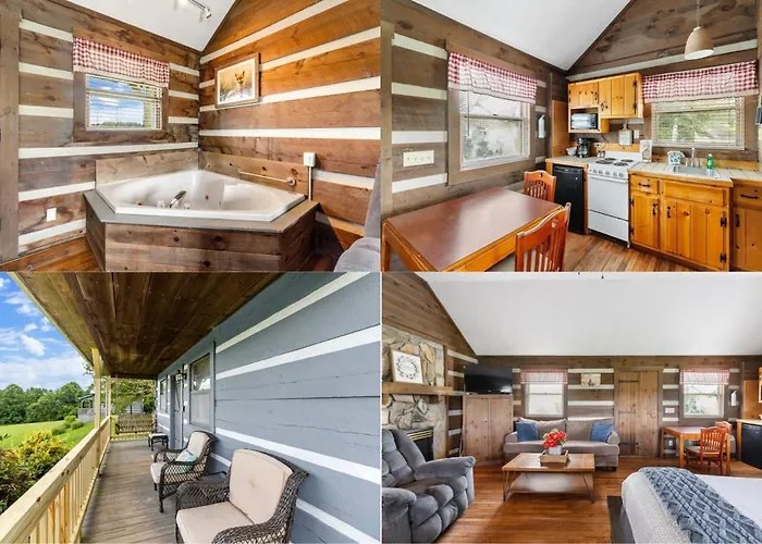 Charming Blue Ridge Cabin With Jacuzzi And Mountain Views-Cabin 2