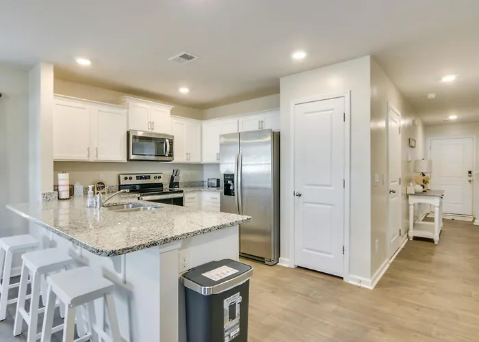 Near Base & Shopping: Modern Sumter Townhome!