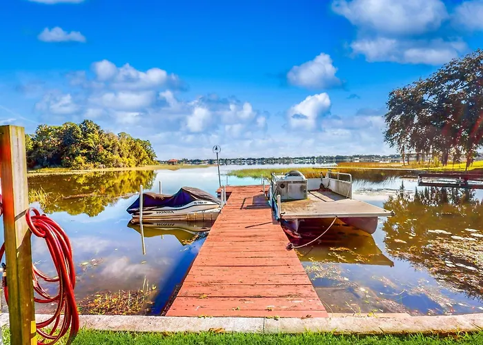 Lakefront Home With Water Views, Foosball, Screened Porch, & Private W/D