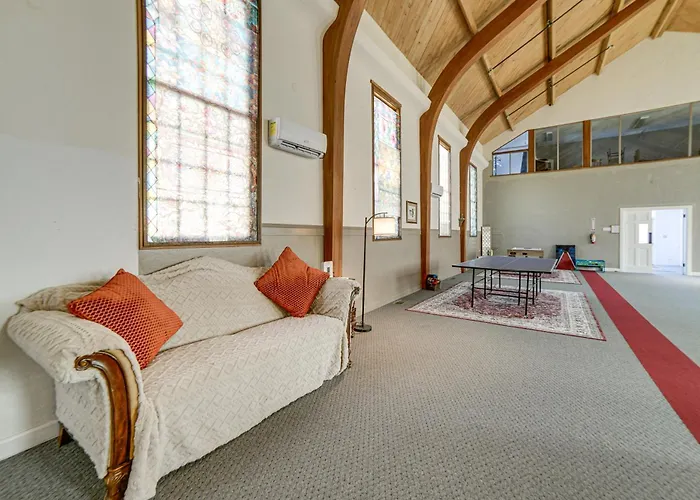 Walk To Clear Lake! Converted Church W/ Game Room