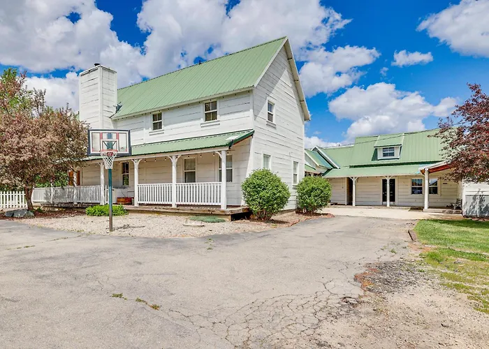 On-Site Creek & Trails: Huge Garden Valley Estate