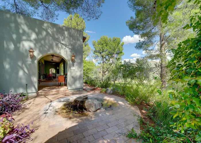 Group Retreat On Flower Farm Near Sedona Trails