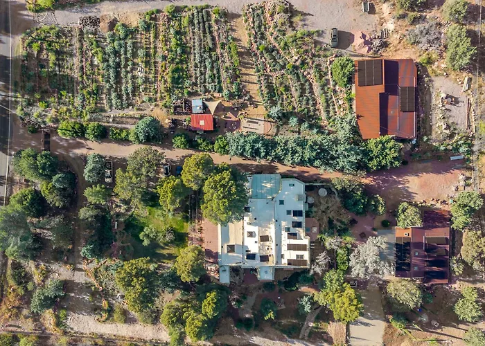 Group Retreat On Flower Farm Near Sedona Trails
