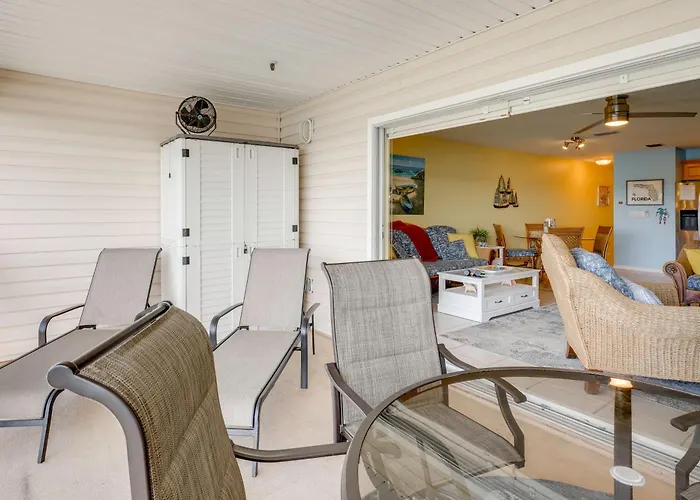 Large Balcony & Water Views: Indian Shores Condo!