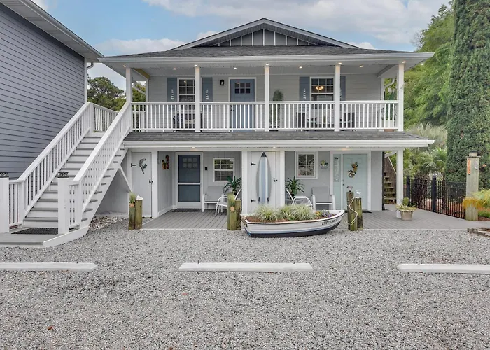 1 Mi To Ocean Isle Beach! Studio W/ Outdoor Oasis