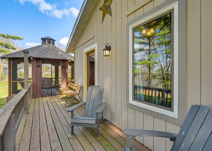 Lakefront Chetek Haven: Dock, Screened Gazebo