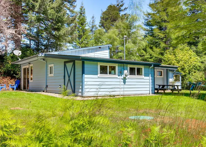 Hike To The Coast! Log Cabin On 5 Acres In Bandon